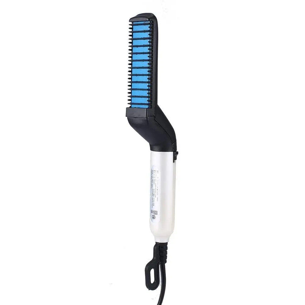 

Multifunctional Hair Comb Brush Quick Beard Straightener Curling Curler Show Cap Men Beauty Hair Styling Tool Dropshipping
