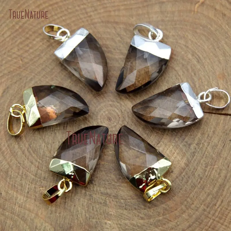 20171229-PM9582- Faceted Horn Tusk Pendant Smoky Crystal Pendant_3