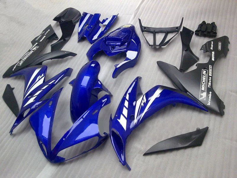 

Motorcycle Fairing Kit for YAMAHA YZFR1 04 05 06 YZF R1 2004 2005 2006 YZFR1000 ABS Blue black Fairings set+7gifts YP18