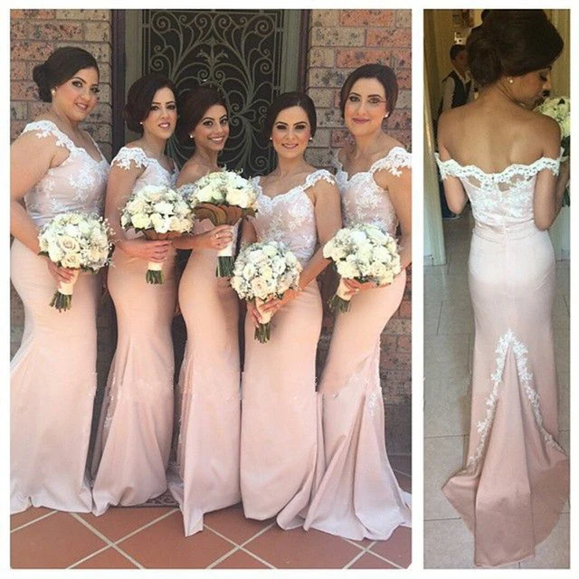 Blush Bridesmaid Dresses