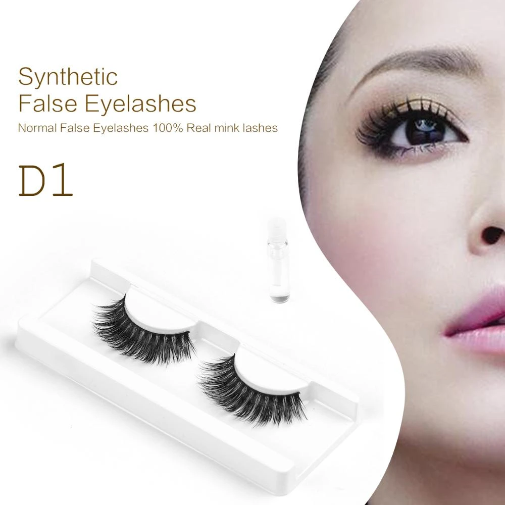 Neitsi 5 Pairs 25mm False Eyelashes Handmade Synthetic Fake Lashes Makeup Dramatic Lashes For Beauty With 1ml Eyelash Glue False Eyelashes Aliexpress