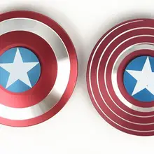 Круглый Капитан Америка 3D Спиннер-Спиннер игрушечный щит EDC фокус СДВГ аутизм для взрослых снятие стресса СДВГ для детей подарок