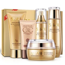 Увлажнение восстановление улитки уход за кожей 5 шт. Набор для лица/глаз/BB крем/Крем для лица тоник очищающее средство эссенция Косметика дневной крем
