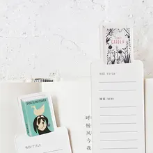 30 шт./кор. 30 история книга heteromorphism Бумага Закладка Книга Держатель сообщения карты kawaii Канцтовары Школьные принадлежности papelaria