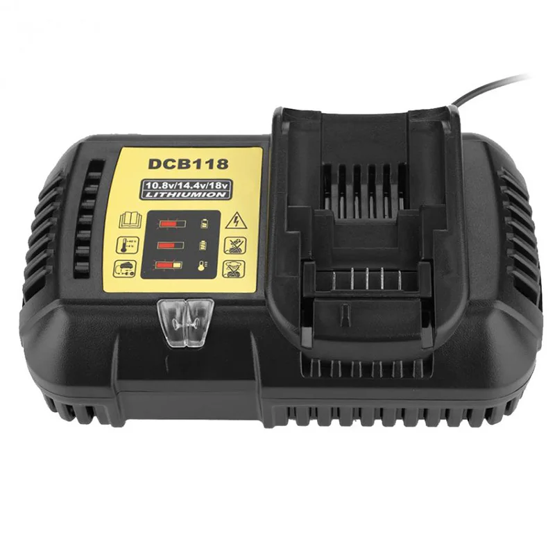 Для Dewalt зарядное устройство 20V литий ионная батарея 4.5A макс для 10 8 V 12V 14 4 18V DCB200 DCB118