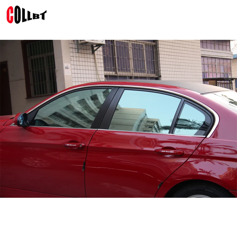 

COLLBT High quality Stainless Steel Window Decoration Strips Cover Trim For BMW 3 Series E90 2006-2012 Car Accessories 8Pcs/set