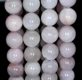 

12mm Natural Kunzite Gemstone Grade A Lavender Light Purple Round Loose Beads 7.5 inch Half Strand (80000853-157)
