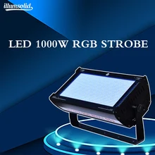 DMX 512 1000W RGB светодиодный стробоскоп высокой яркости внутреннее сценическое освещение