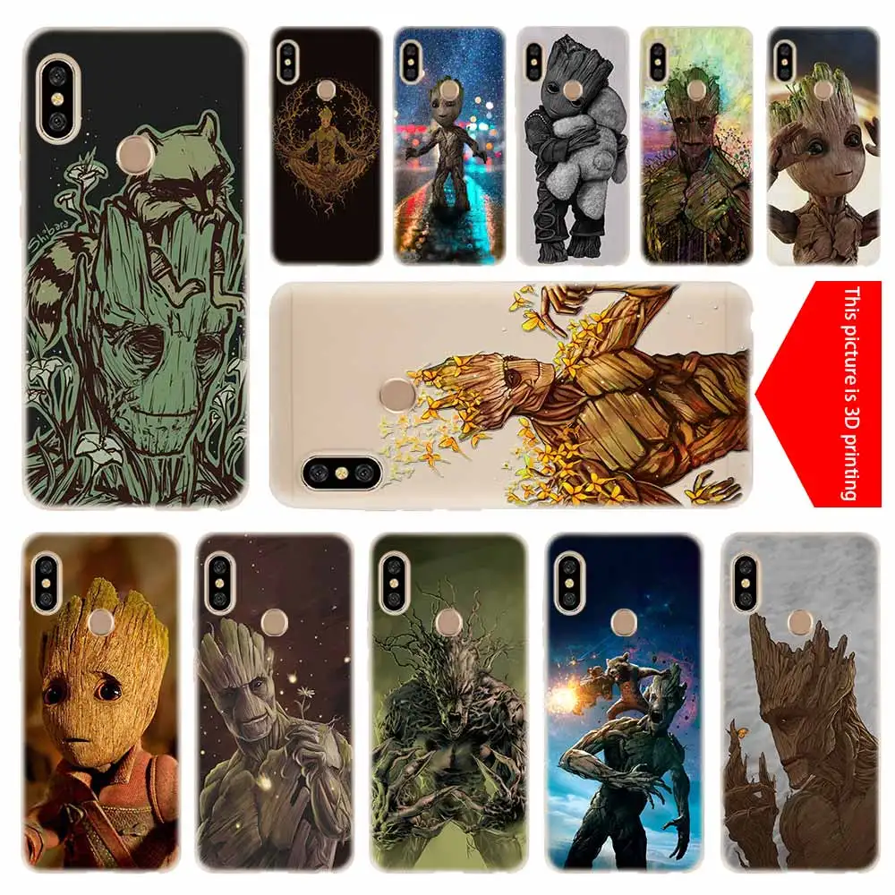 

Guardians of the for Galaxy Marvel cover soft Silicone TPU Case For Xiaomi Redmi 3 4X 4a 5 Plus 5a S2 6a 6 Pro Note 7 5 6 4 3 5a