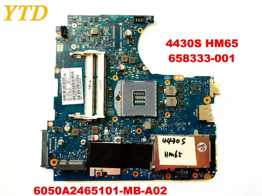 

Original for HP 4430S laptop motherboard 4430S HM65 658333-001 6050A2465101-MB-A02 tested good free shipping