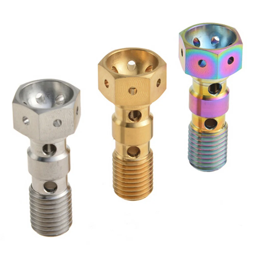 Titanium Ti Double Brake Bolt Bolt M10 x Pitch 1.00 for Bike Bicycle