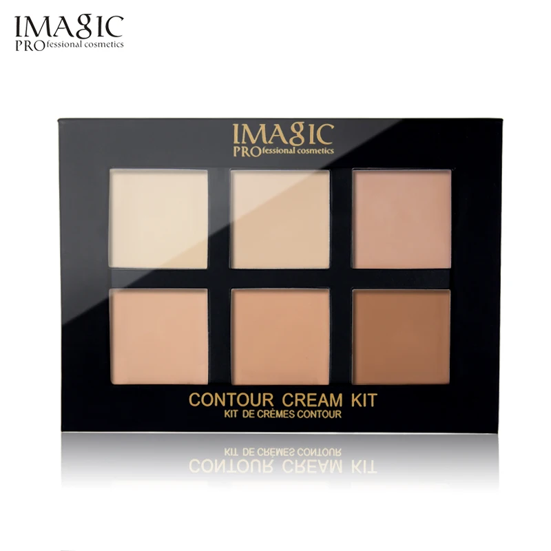 

IMAGIC Concealer Cream Contour Palette Kit Pro Makeup Palatte 6 Colors Concealer Face Primer Net 30g 1pcs