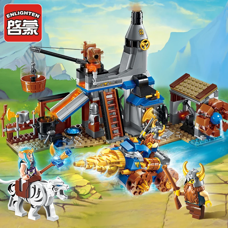 Просвещения Building Block войны of Glory атаки кузнец магазин 3 Фигурки образования DIY