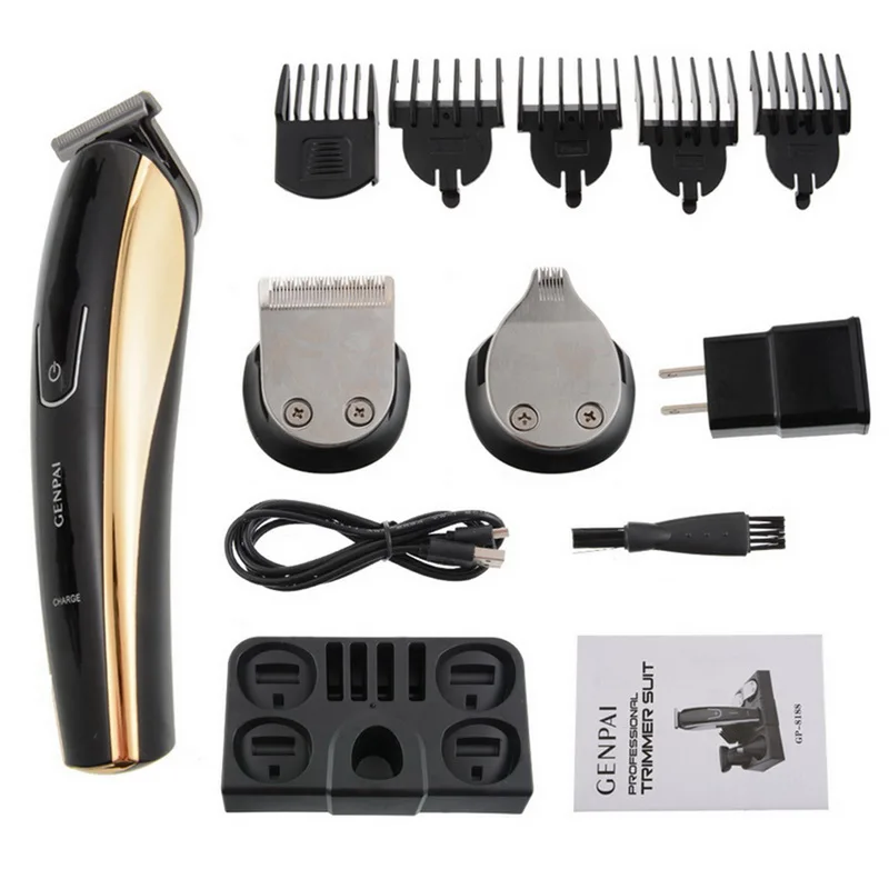 Bfaccia 5 в 1 электрическая машинка для стрижки волос перезаряжаемый триммер для волос USB машинка для стрижки волос для стрижки бороды Trimer waterproof