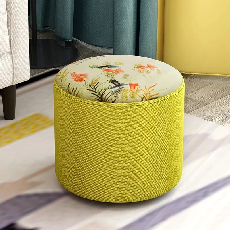 ottoman storage stool Nordic Round Round Pouffe pouf kids furniture pouf bench foot stool 27cm ottoman storage stool Nordic Round Round Pouffe pouf kids furniture pouf bench foot stool 27cm