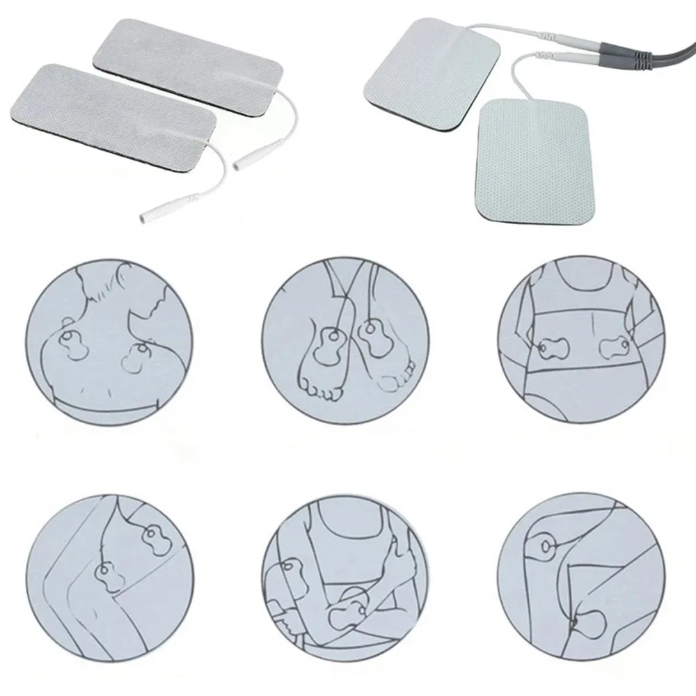 B1298 BIG size electrode patch pad tens cuductive gel sticker electrodem paste for electric therapy massager (16)