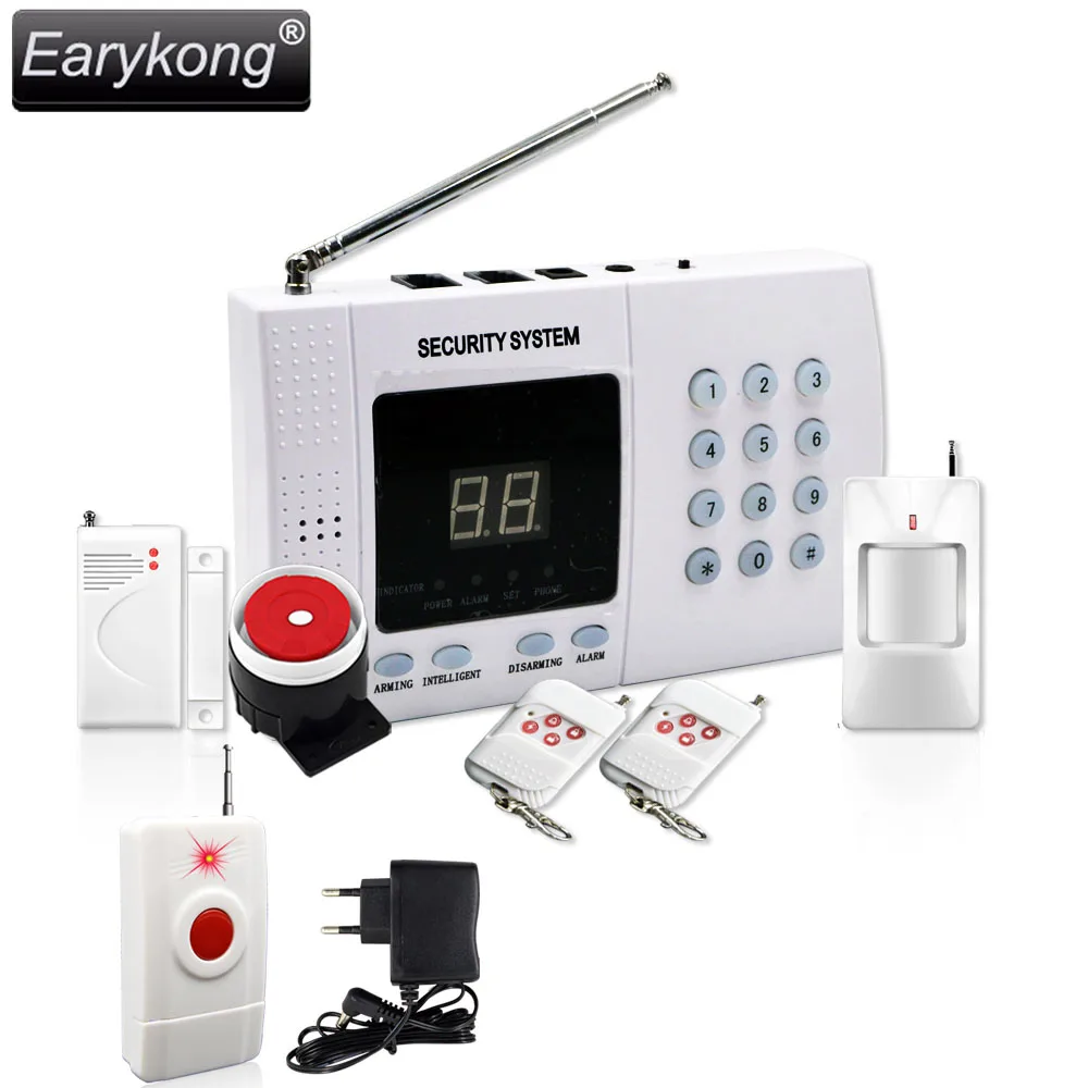 New Earykong 433mhz Wireless PSTN alarm system, White