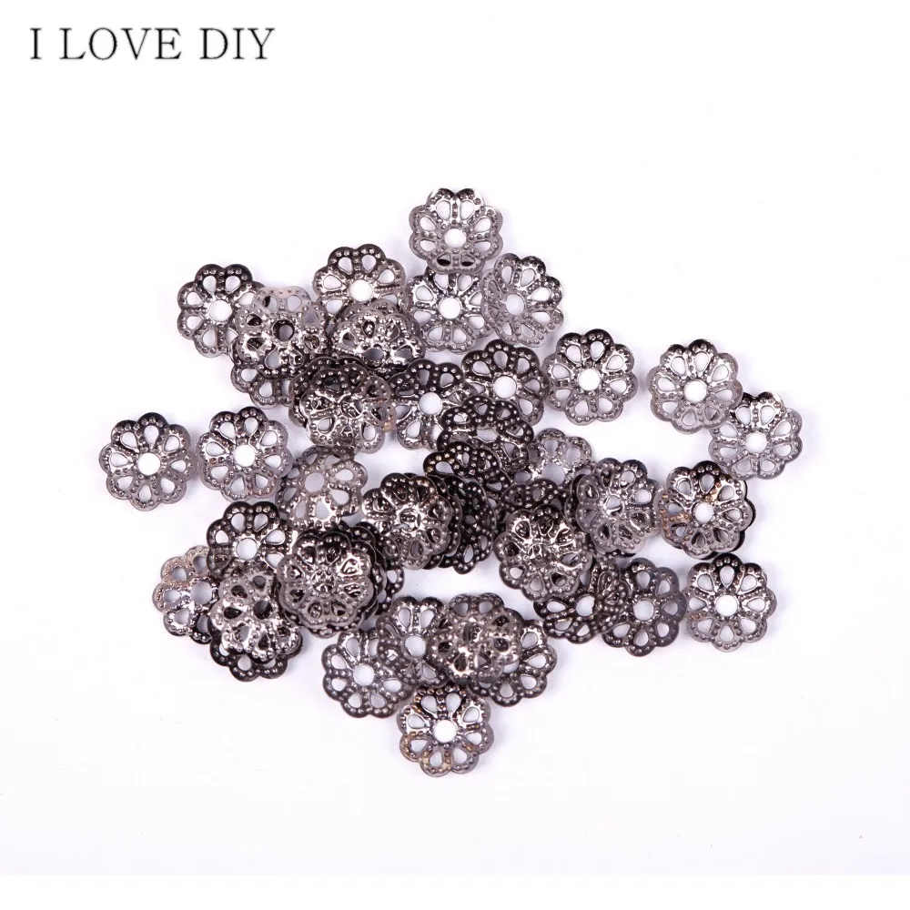

500pcs /lot Filigree Metal Flower Bead Caps Jewelry Findings for DIYJewelry Making Bracelets