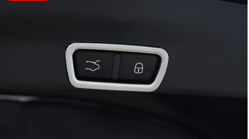 Для Alfa Romeo Stelvio ABS матовая хромированная задняя дверь Swtich Кнопка рамка Отделка 1 шт