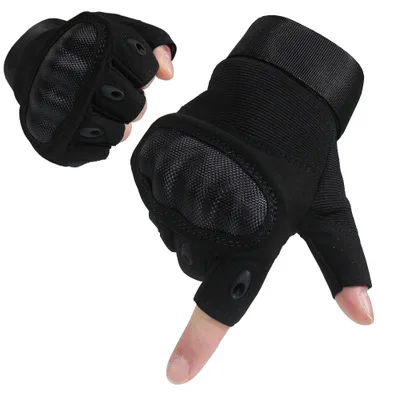 

Half Finger Tactical Gloves Motorcycle Riding Gloves Hard Shell Protection Shooting Army Training Gloves Non-slip Wear-resistant