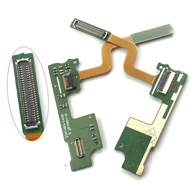 

Compatible Pantalla Lcd Display Connector Motherboard Flex Cable Ribbon For SAMSUNG GT-C3592 C3592 Replacement