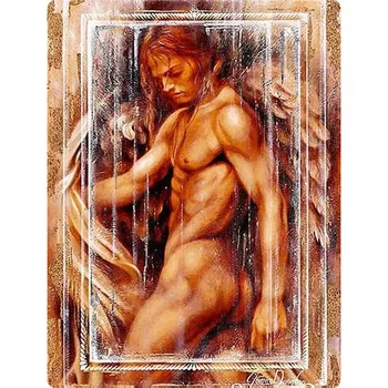 

Full Square Diamond 5D DIY Diamond Painting "Sxey Angle Man" Embroidery Cross Stitch Rhinestone Mosaic Painting KBL