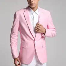 Лидер продаж по индивидуальному заказу сделанный розовый Белый и зеленый цвета в стиле смокинга жениха Вечерние костюм смокинг костюм друга жениха костюмы на выпускной, свадьбу(куртка+ штаны+ галстук-бабочка