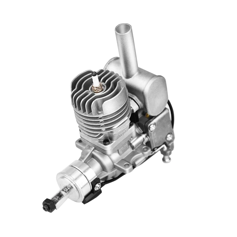 RCGF 10cc Petrol / Gasoline Engine w/ Rear Exhaust Pipe for RC Model