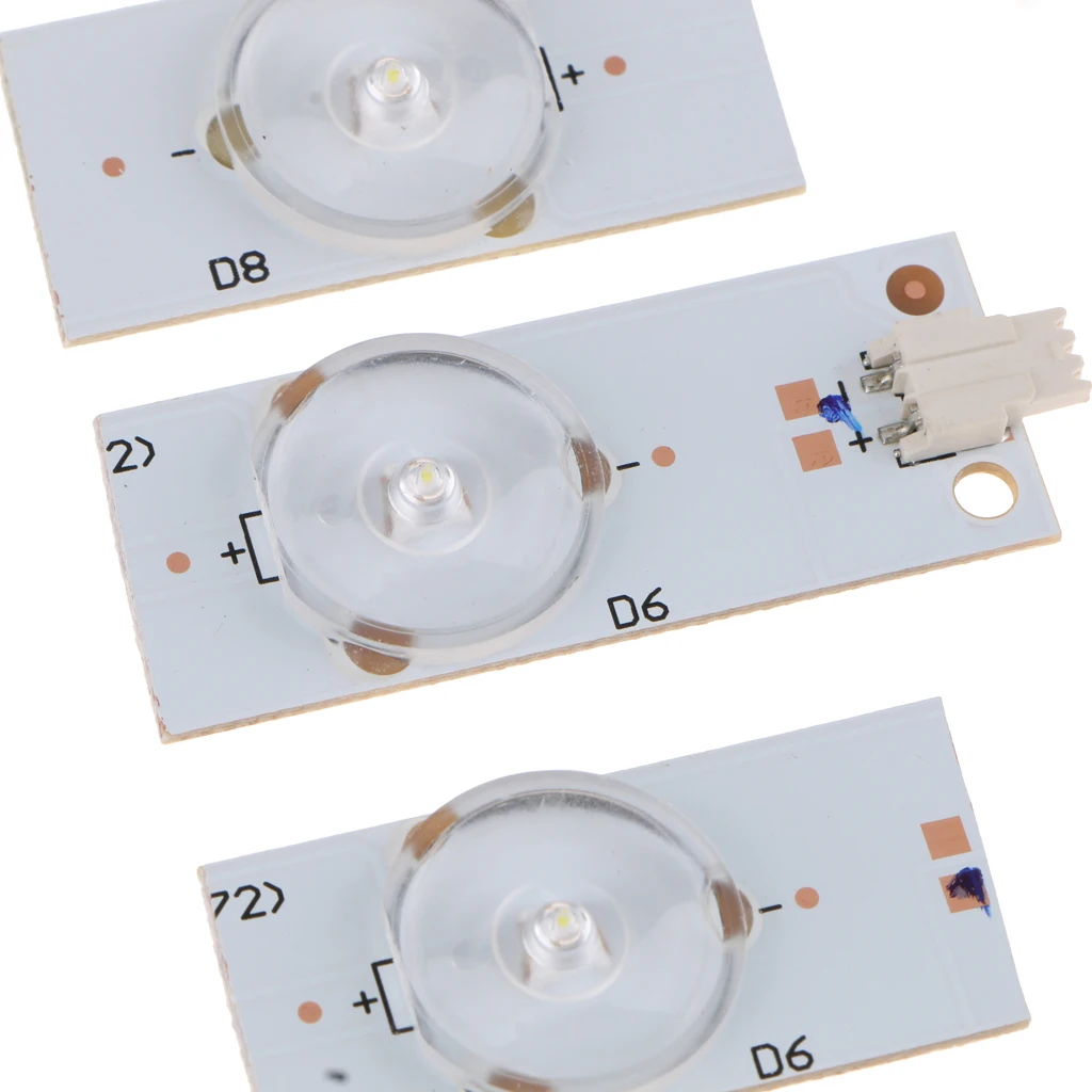 20Pcs 6V SMD Lamp Beads With Optical Lens Fliter For 32-65 Inch LED TV Repair