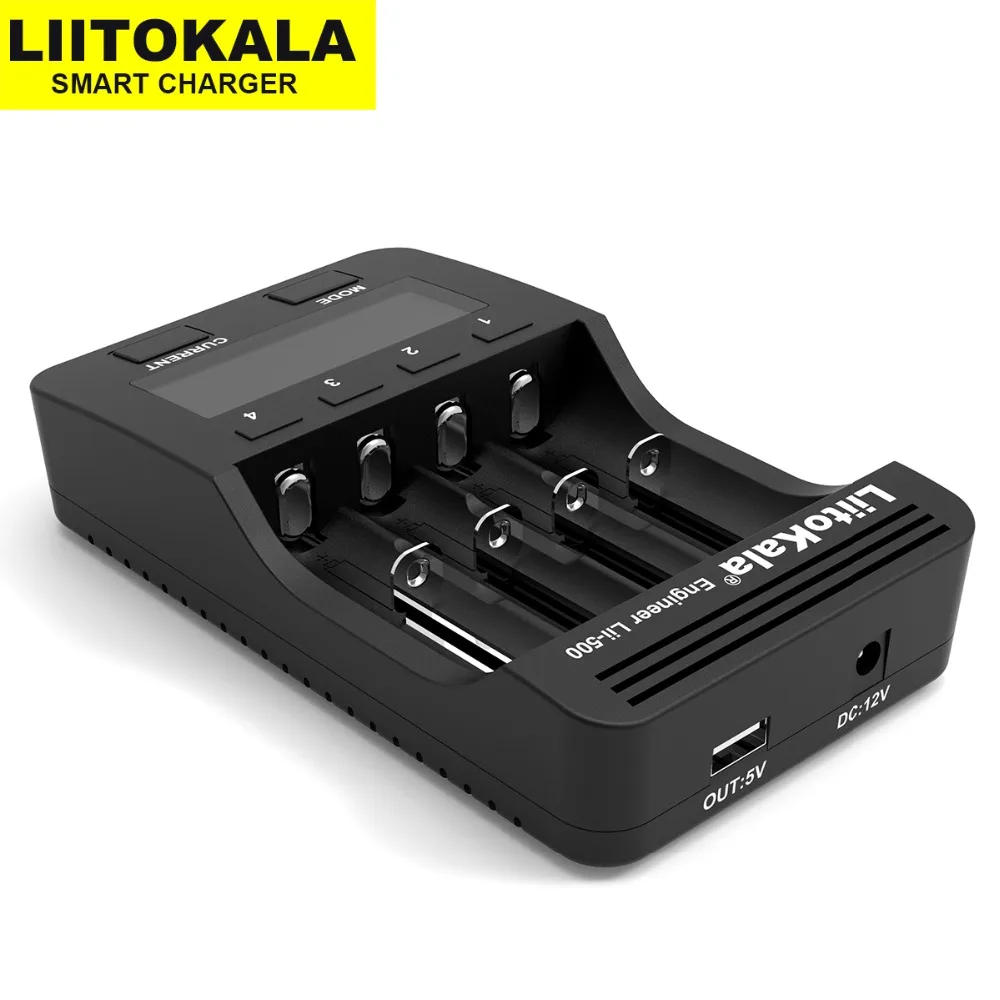 Liitokala Lii-500 Lii-PD4 battery charger 18650 21700 26650 AA AAA charger for 18350 18500 16340 17500 25500 10440 battery Liitokala Lii-500 Lii-PD4 battery charger 18650 21700 26650 AA AAA charger for 18350 18500 16340 17500 25500 10440 battery