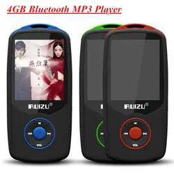 Оригинальный ruizu X06 Bluetooth MP3 4 г Беспроводной HiFi MP3 плеера Динамик спортивные без потерь Регистраторы Walkman fm Радио w /TF слот
