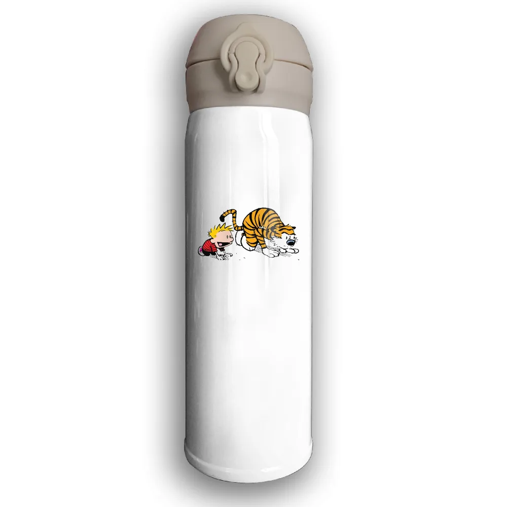 Calvin And Hobbes Print Thermos Sport Leisure Stainless Steel Cup 500ML