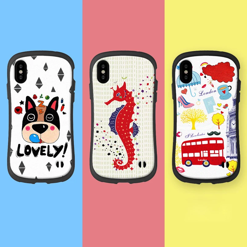 

Q UNCLE For iPhone 6 6S 7 8 Plus TPU Cute Phone Case For iPhone X XR XS MAX Case