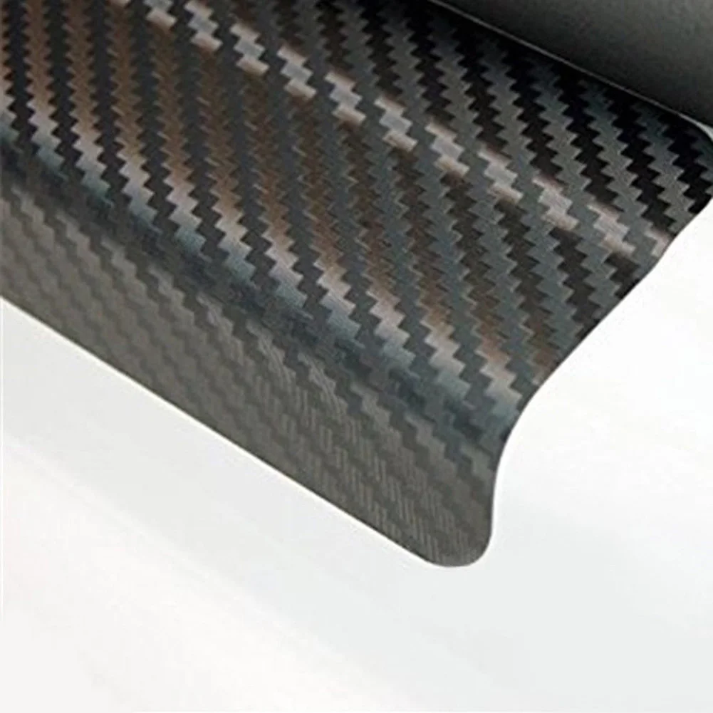 

4Pcs Carbon Fiber Car Door Still Scuff Pedal Protector Sticker Panel Entry Guard with Scraper VS998