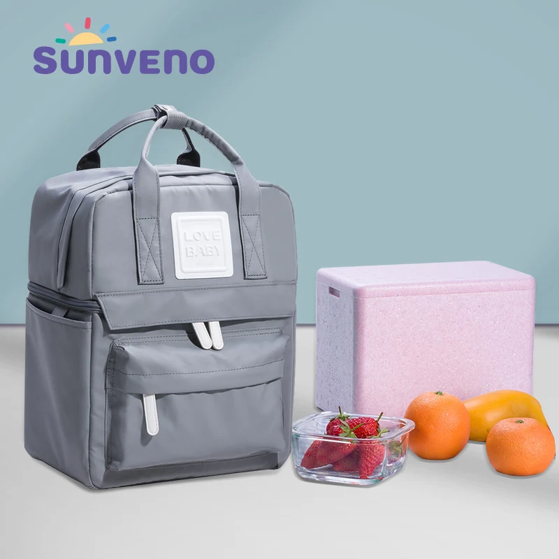 SUNVENO Insulation Bag Milk Food Storage Thermal Bag Warmer Box Baby Feeding Bottle Thermal
