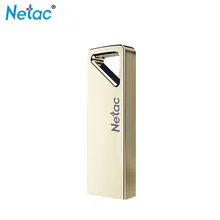Netac супер мини металлический Usb флеш-накопитель 64 ГБ 32 ГБ 16 ГБ флеш-накопитель портативная карта памяти Флешка для хранения флэш-диск