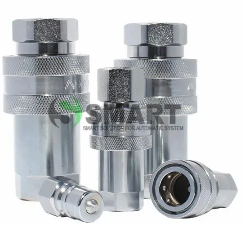 

free shipping 1set KZE G 1/4 hydraulic Hose Quick Coupling Steel Material Plug Socket Connector Set, hydraulic quick coupler