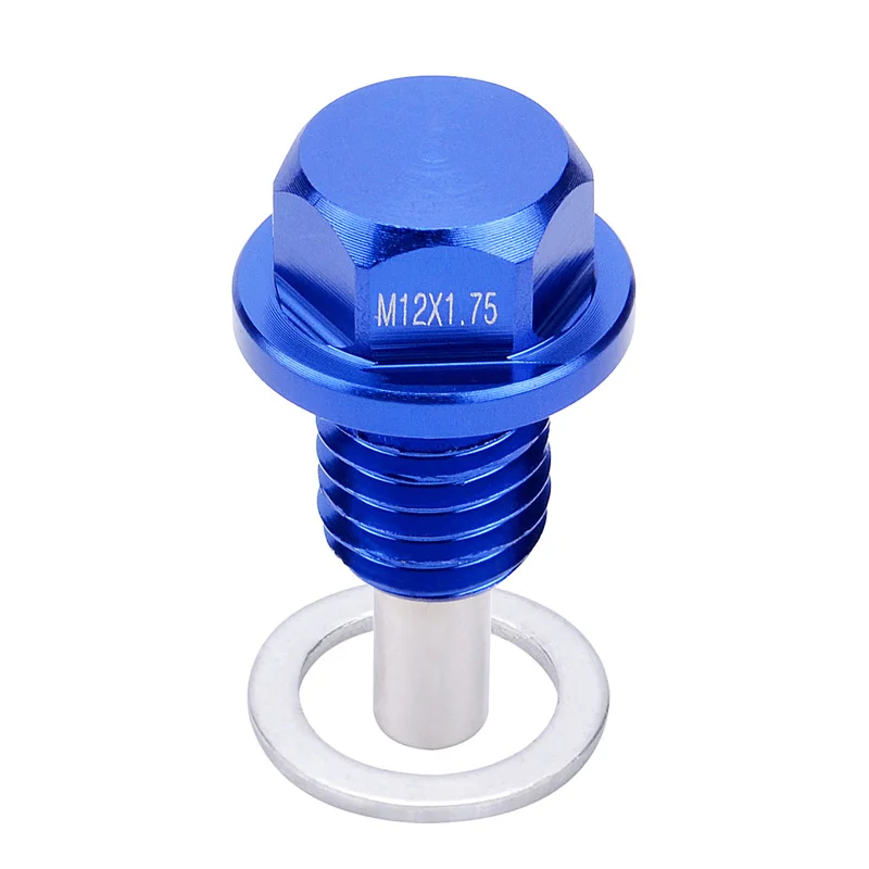 SPEEDWOW M12 * 1 75 алюминиевый Магнитный масляный дренажный болт сливной разъем для