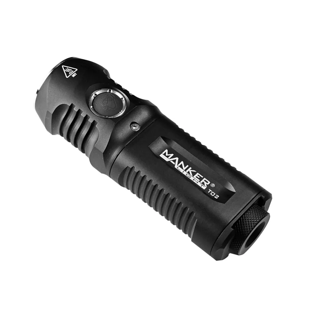  Manker T02 2 14500 Flashlight 1500 lumens CREE XHP35 LED Flashlight Pocket EDC Torchlight Use 2x AA - 32917546521