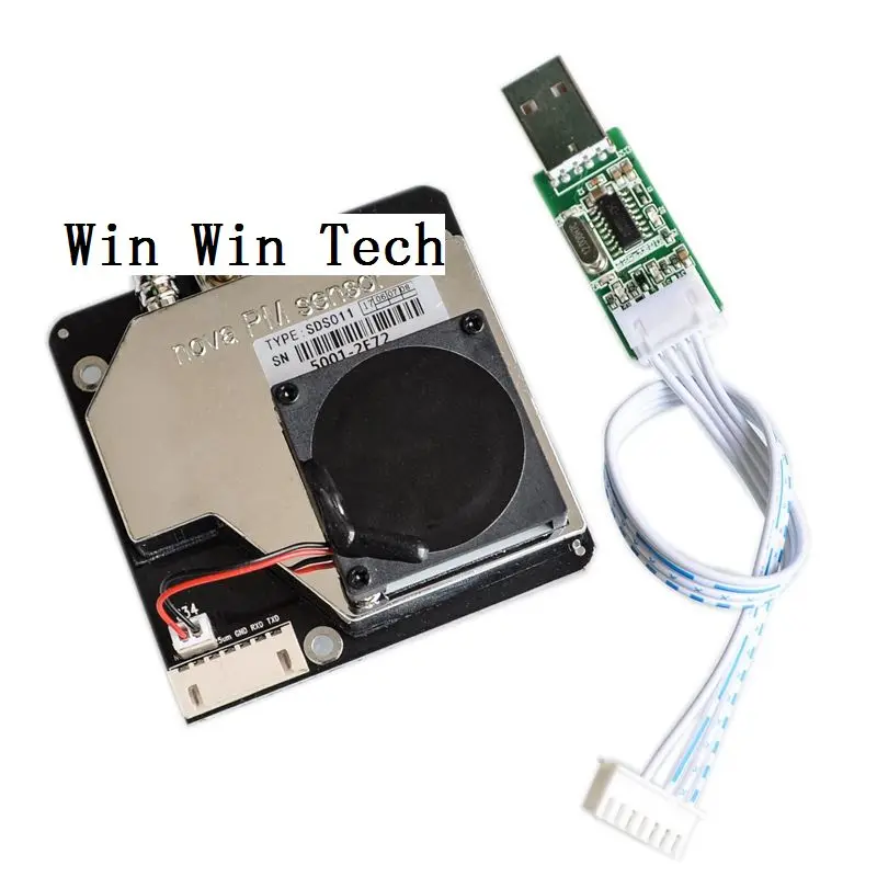 

PM sensor SDS011 High precision laser pm2.5 air quality detection sensor module Super dust dust sensors digital output diy