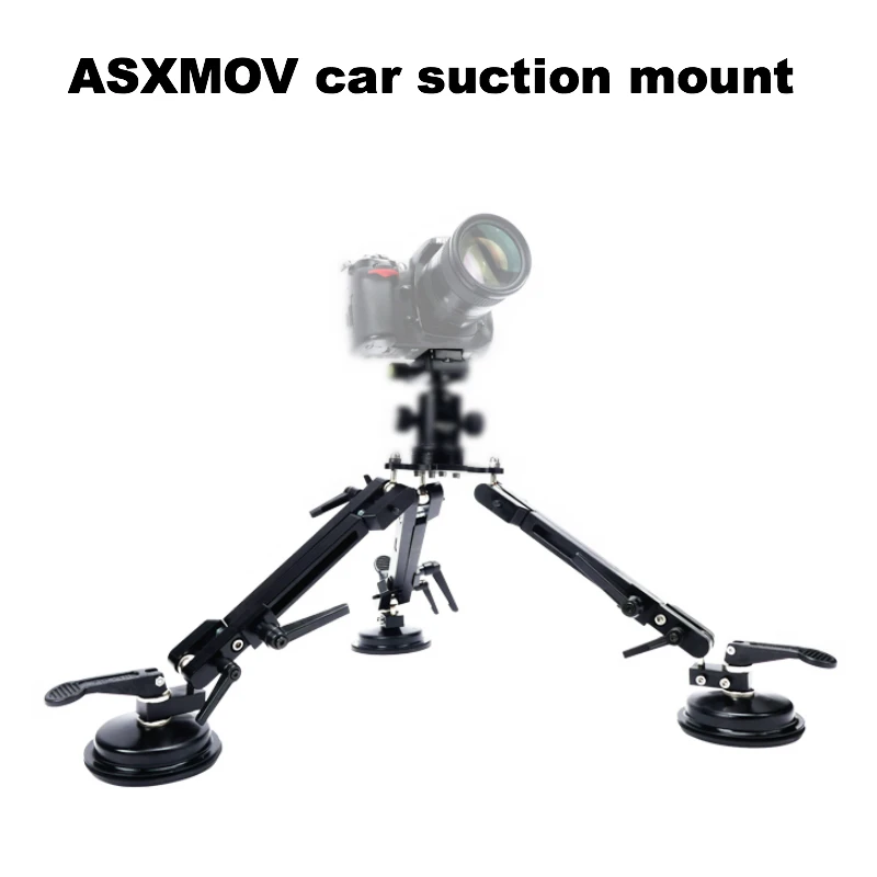 Asxmovビデオカメラ車の吸盤マウント車撮影デジタル一眼レフカメラ車のサクションマウント三脚カップホルダー負荷50キログラム Stabilizer Video Video Stabilizervideo Camera Stabilizer Aliexpress