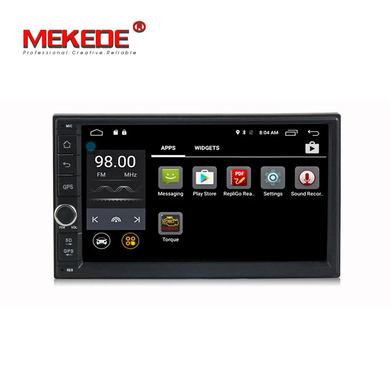Excellent HD 1024X600 Android 7.1 Quad Core 16GB Flash Universal Double 2 din 2Din Car dvd player Stereo GPS Navigation Radio DDR3 4G Wifi 2