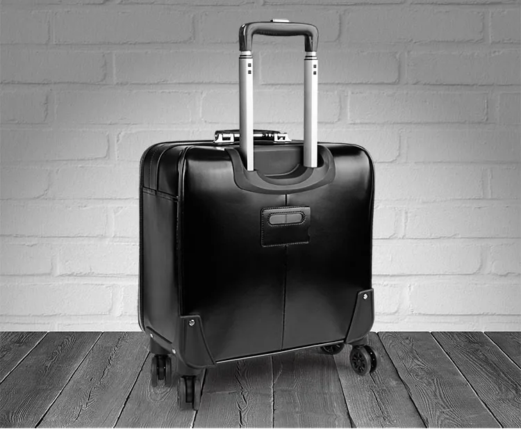 Мужская сумка для путешествий из натуральной кожи в стиле ретро, сумка для багажа, 20 дюймов, сумка для путешествий, чемоданы на колесах деловой чемодан на колесиках, коробка для полетов