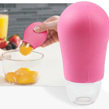 

XMPRPOMO Silicone Egg White Yolk Separator Egg Divider Cooking Tool Kitchen Gadget Accessories