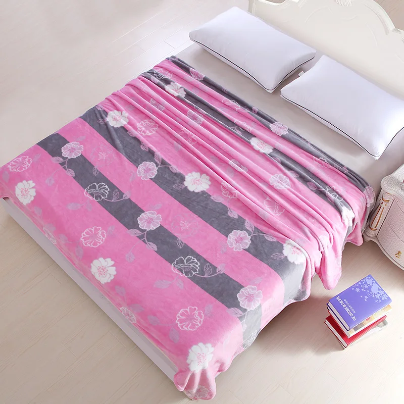 Мягкое теплое клетчатое Коралловое Флисовое одеяло на кровать/диван/самолет/Путешествие зимнее одеяло высокое качество плед - Цвет: Темный хаки