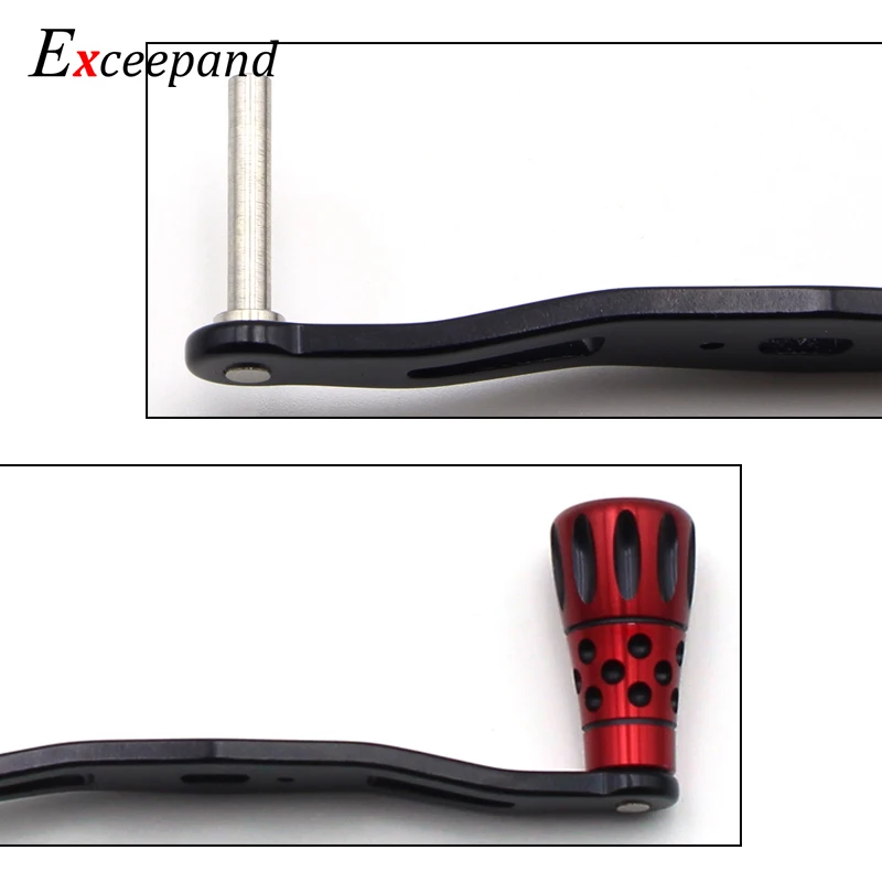 Exceepand الألومنيوم المقابض الطاقة الصيد بكرة مقبض ل أبو غارسيا دايوا الانظار Baitcasting بكرة القبضات Exceepand الألومنيوم المقابض الطاقة الصيد بكرة مقبض ل أبو غارسيا دايوا الانظار Baitcasting بكرة القبضات