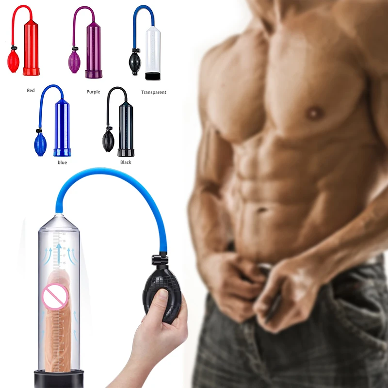 Помпа для увеличения пениса помпа секс игрушка взрослых пениса|Мастурбаторы| |