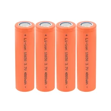1-10 sztuk nowy 18650 akumulator litowo-jonowy 3.7 v 4800 mah 18650 akumulator litowy do reflektorów zabawki latarki baterie