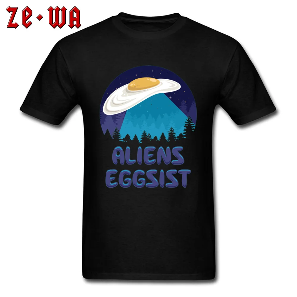 Aliens Eggsist -2639 O Neck T-Shirt Summer Tops T Shirt Short Sleeve New Arrival 100% Cotton Fabric Normal Tops Tees Normal Men Aliens Eggsist -2639 black