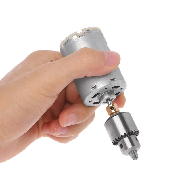 Motor Drill Chuck Clamp 0.3mm-4mm Taper With Key 3.17mm Shaft Connecting Rod Set